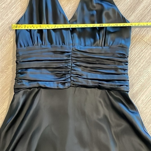 Harold’s Women’s Mini Dress Size 10 Black 100% Silk Marilyn Style Cocktail - Picture 11 of 15